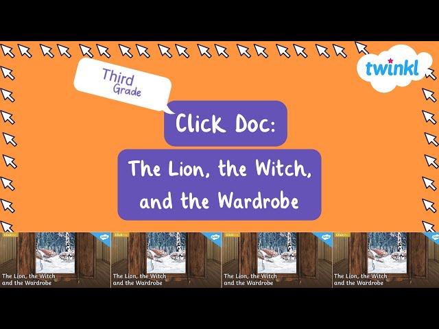 The Lion, the Witch, and the Wardrobe ClickDoc 💻 | Novel Study Unit | Interactive Activity | Twinkl