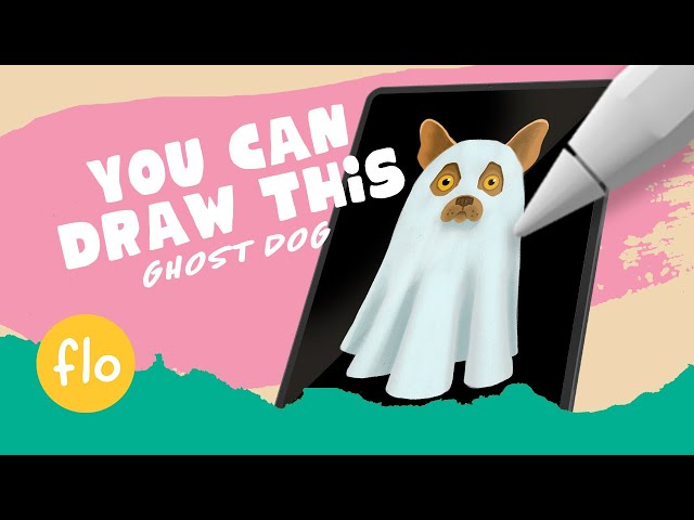 You Can Draw This GHOST DOG in PROCREATE