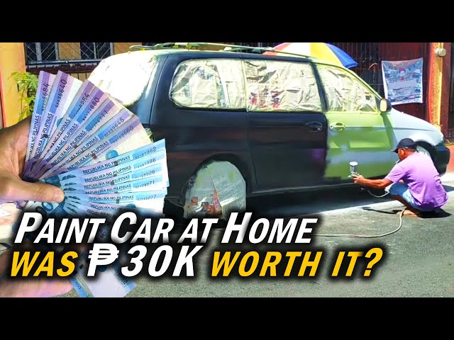Repainted My Car at Home for ₱30,000...You Won't Believe What Happened!