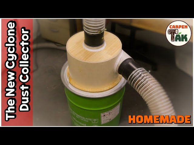 New Cyclone Dust Collector / Woodworking Essentials / Homemade / DIY