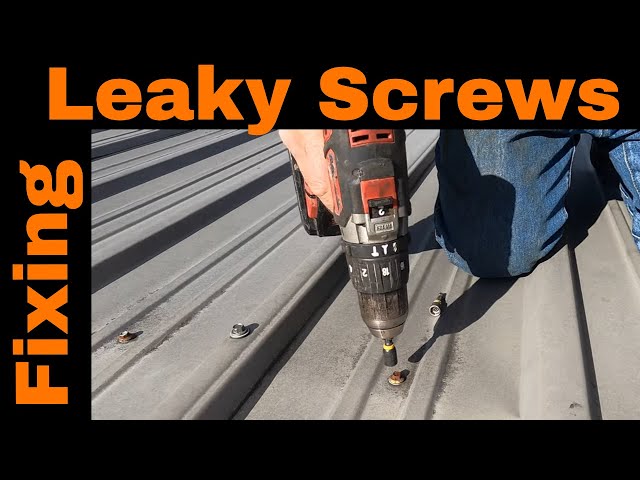 Sealing Screws on a Metal Roof - Turbo Poly Seal