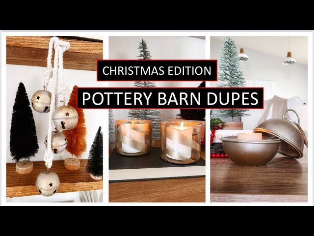 POTTERY BARN DUPES VS DOLLAR TREE STORE *Christmas Edition 2022