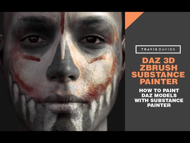 Daz 3D, Zbrush, Substance Painter - How To Paint Daz Models With Substance Painter