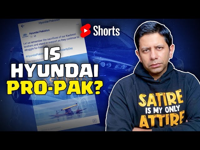 Hyundai pushing Pakistani agenda or Profits? | #shorts
