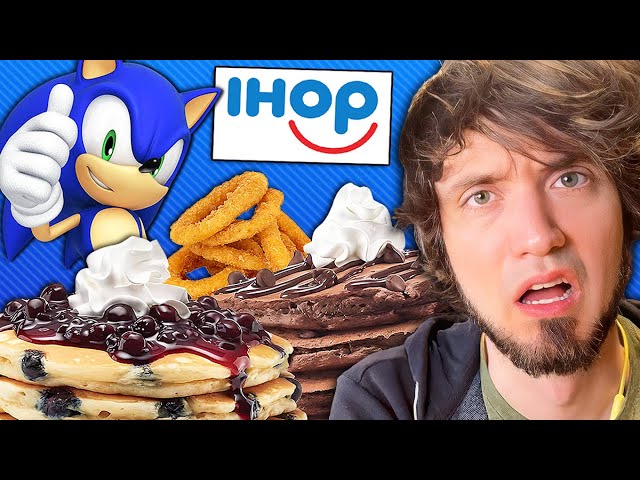 I ate EVERY Sonic menu item at IHOP!