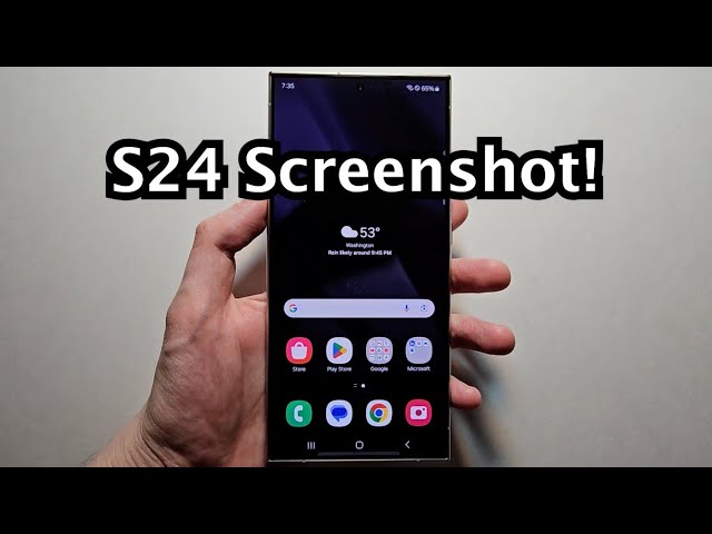 How to Screenshot & Long Screenshot - Samsung Galaxy S24 / S24+ / S24 Ultra
