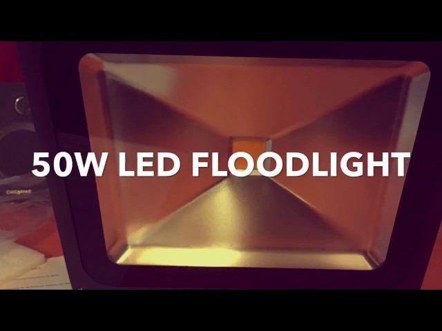 50W LED Floodlight with PIR Motion Security Sensor