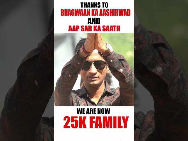 We Are Now 25K Family. Thanks All Of You.