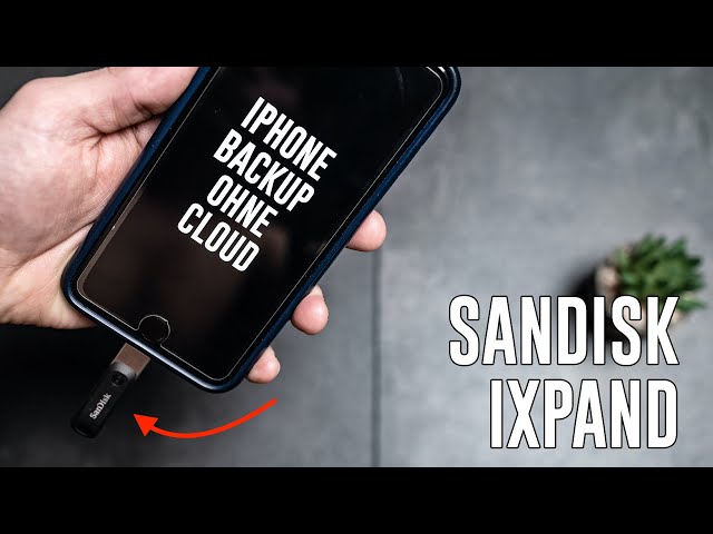 iPhone Backup ohne Cloud - so einfach geht’s| SanDisk iXpand Stick [4K]