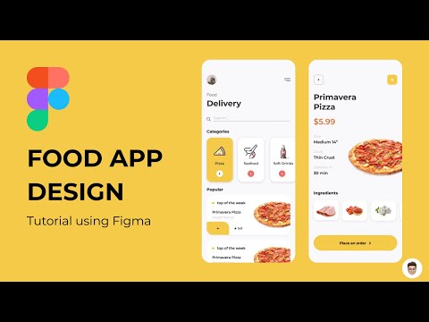 Food App Design and UI