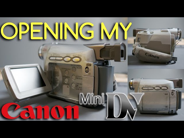Opening My Canon ZR200 MiniDV Camcorder (2022-10-03 @ 21:00 EDT) - Jody Bruchon Tech