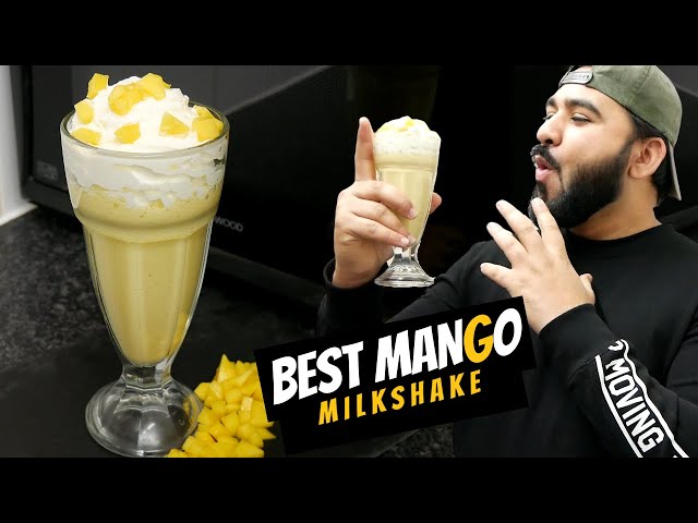 THICK MANGO MILKSHAKE RECIPE | Halal Chef