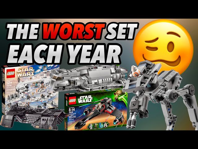 The Worst LEGO Star Wars Set Each Year 1999-2022