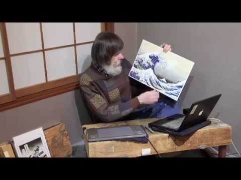 The Great Wave (making the woodblock print)
