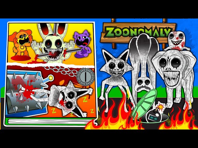 Making Zoonomaly Horror Best Game Book 🐼😝DIY + ( Horror Squishy + Smiling Critters ) @LIGHTSAREOFF