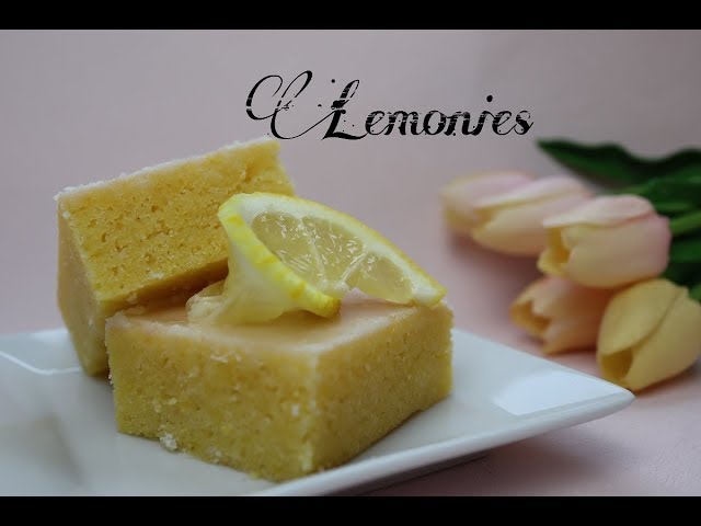 Citronové řezy | Lemony lemonies | Lemony brownies | Dvě v troubě | CZ/SK HD recipe