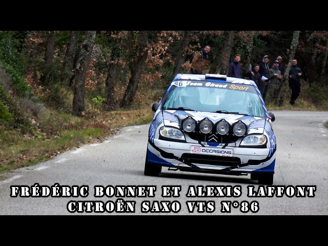Rallye de Vaison la Romaine 2024 - Citroën Saxo VTS N°86 - Frédéric BONNET et Alexis LAFONT