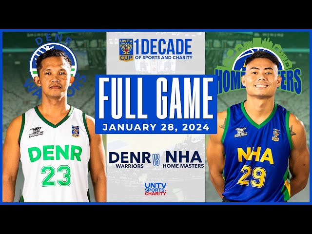DENR Warriors vs NHA Home Masters FULL GAME – January 28, 2024 | UNTV Cup Season 10