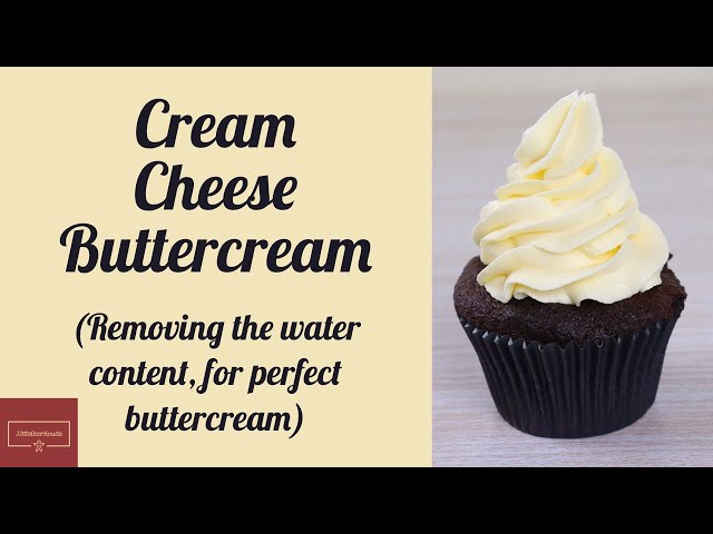 Simple Secret to Perfectly Pipeable Cream Cheese Buttercream/ cream cheese frosting
