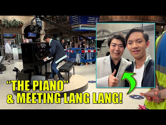 Behind The Scenes TV "The Piano" at Glasgow & Meeting Lang Lang and Mika | Cole Lam