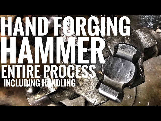 FORGING HAMMER WITH STRIKER - WHOLE HAMMER MAKING PROCESS!!  Episode 43: The Alec Steele Show!!