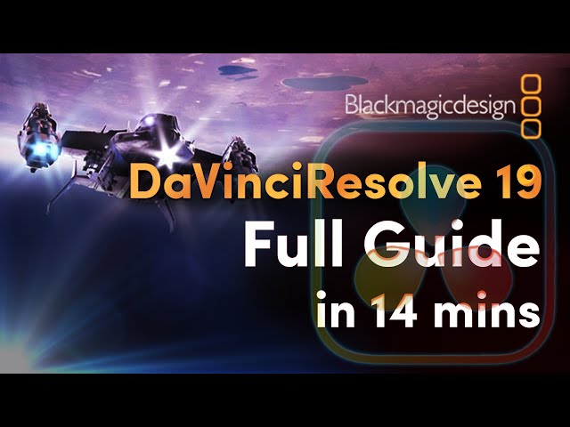 DaVinci Resolve 19 - Tutorial for Beginners in 14 MINUTES !  [ COMPLETE ]