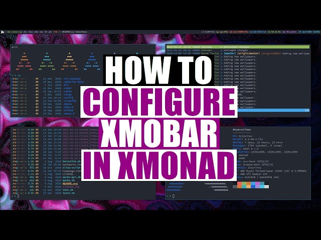 Configuring The Xmobar Panel In Xmonad