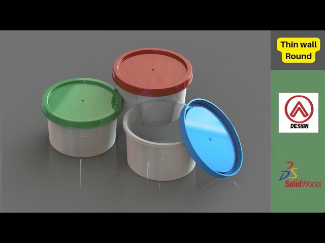 SOLIDWORKS tutorial for beginners - Food Container