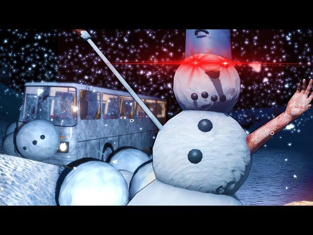 I Got Trapped in a Bus By Zombie Snowmen in The Long Drive!