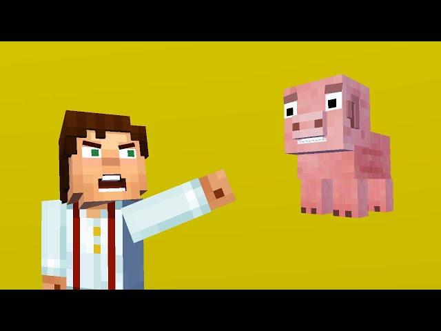 The Order of the Goons l Minecraft Story Mode (Funny Animation) 3D Re-Animated