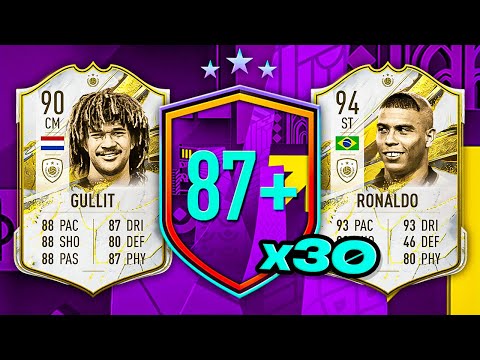 30x 87+ BASE OR MID ICON PACKS! 🥳 FIFA 23 Ultimate Team