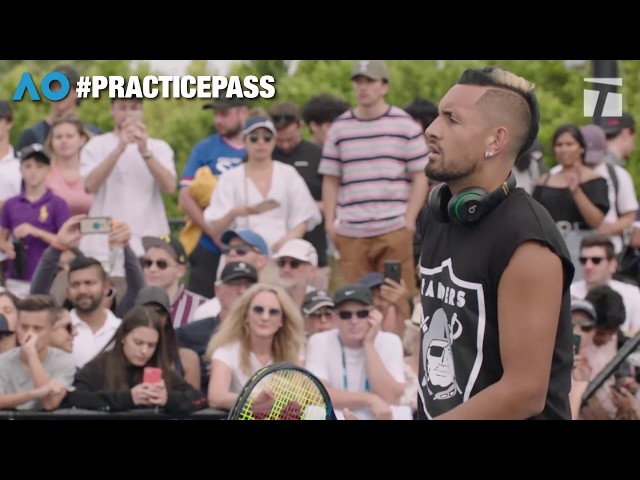 Nick Kyrgios at the 2020 Australian Open, Fourth Round | Practice Pass