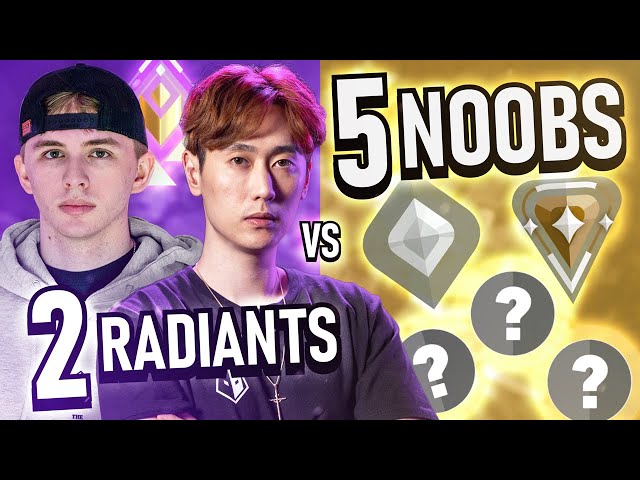 Two Radiants vs five noobs | The Guard VALORANT