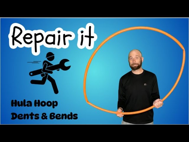 How To Repair Dented/Bent Hula Hoop | Physical Education Equipment | Simple and Effective Fix