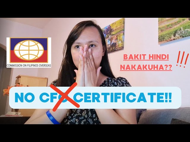 Bakit Hindi Nakakuha ng CFO Certificate? Alamin ang Dahilan!