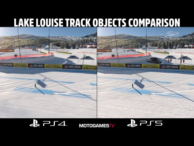 Gran Turismo 7 - Lake Louise Track Objects Comparison | PS4 vs PS5
