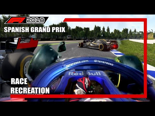 F1 2017 GAME: RECREATING THE 2018 SPANISH GRAND PRIX