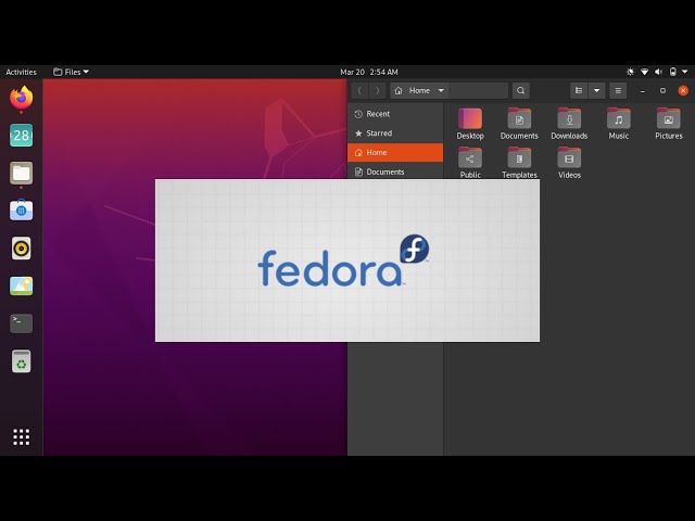How To Make Fedora Look Like Ubuntu (Yaru, Gogh Terminal Theme, Font)
