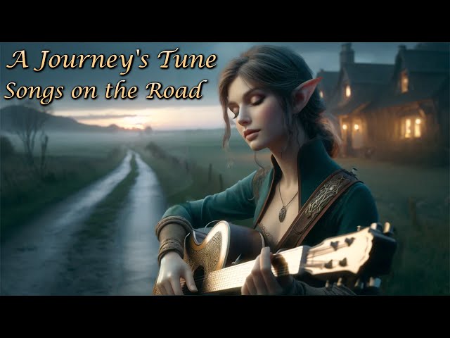 Celtic Relaxing Music  | A Journey's Tune: Songs on the Road | Celtic guitar, viola, flute and harp