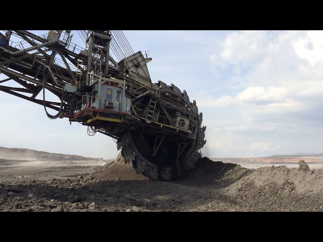 Bucket Wheel Excavators Working At Coal Mines