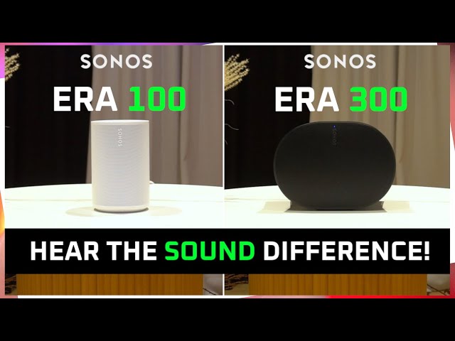 Sonos Era 300 vs Era 100 Sound Samples - Hear the sound difference! 😲