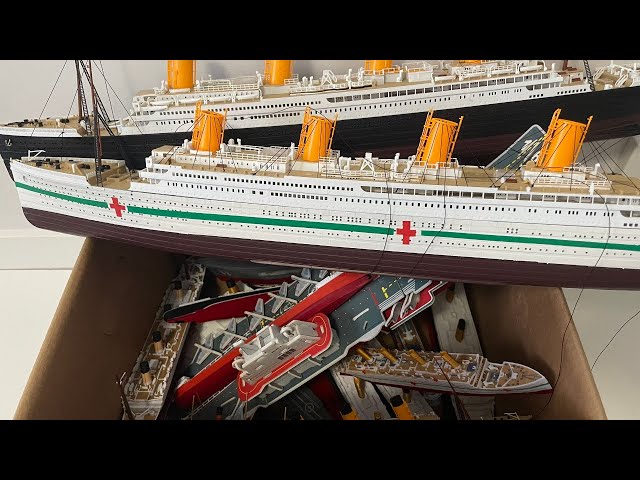 Titanic, Britannic with All Other Ships Review and Their Sinking Video