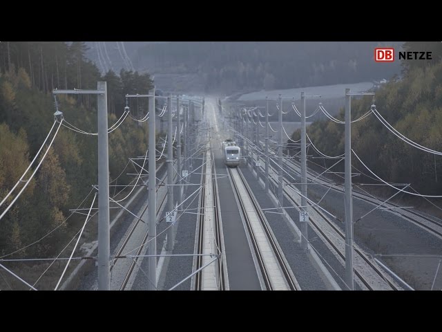 Hochtastmessfahrten bis 330 km/h auf der Neubaustrecke Ebensfeld–Erfurt  (VDE8.1)