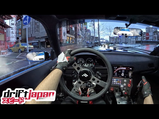 Drifting in Japan on the NEW Fukuoka Map in Assetto Corsa | Fanatec CSL DD