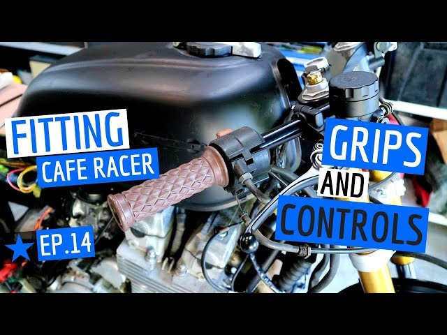 How To Fit Grips & Controls to A CB750 ★ Cafe Racer Ep.14