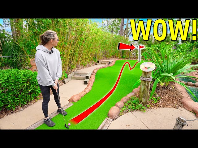 This Mini Golf Course is AWESOME! - Super Fun Course!