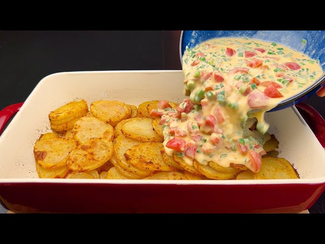 The most DELICIOUS POTATO recipe! You'll cook it every day! Dinner recipe in 10 minutes