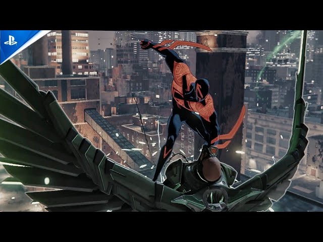 Across The Spider-Verse - Spider-Man 2099 vs The Vulture Fight ► Spider-Man PC Gameplay