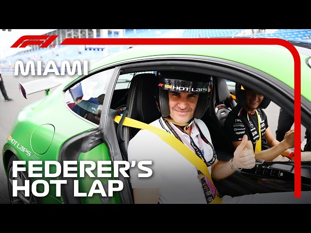 IN FULL: Mick Schumacher Takes Tennis Ace Roger Federer For A Miami Hot Lap! | F1 Pirelli Hot Laps