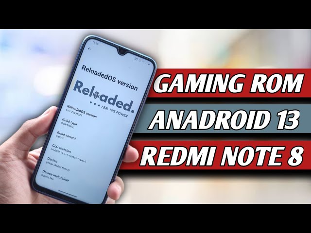 Mantap ❗ Ini Custom Rom Gaming Redmi Note 8 !!!